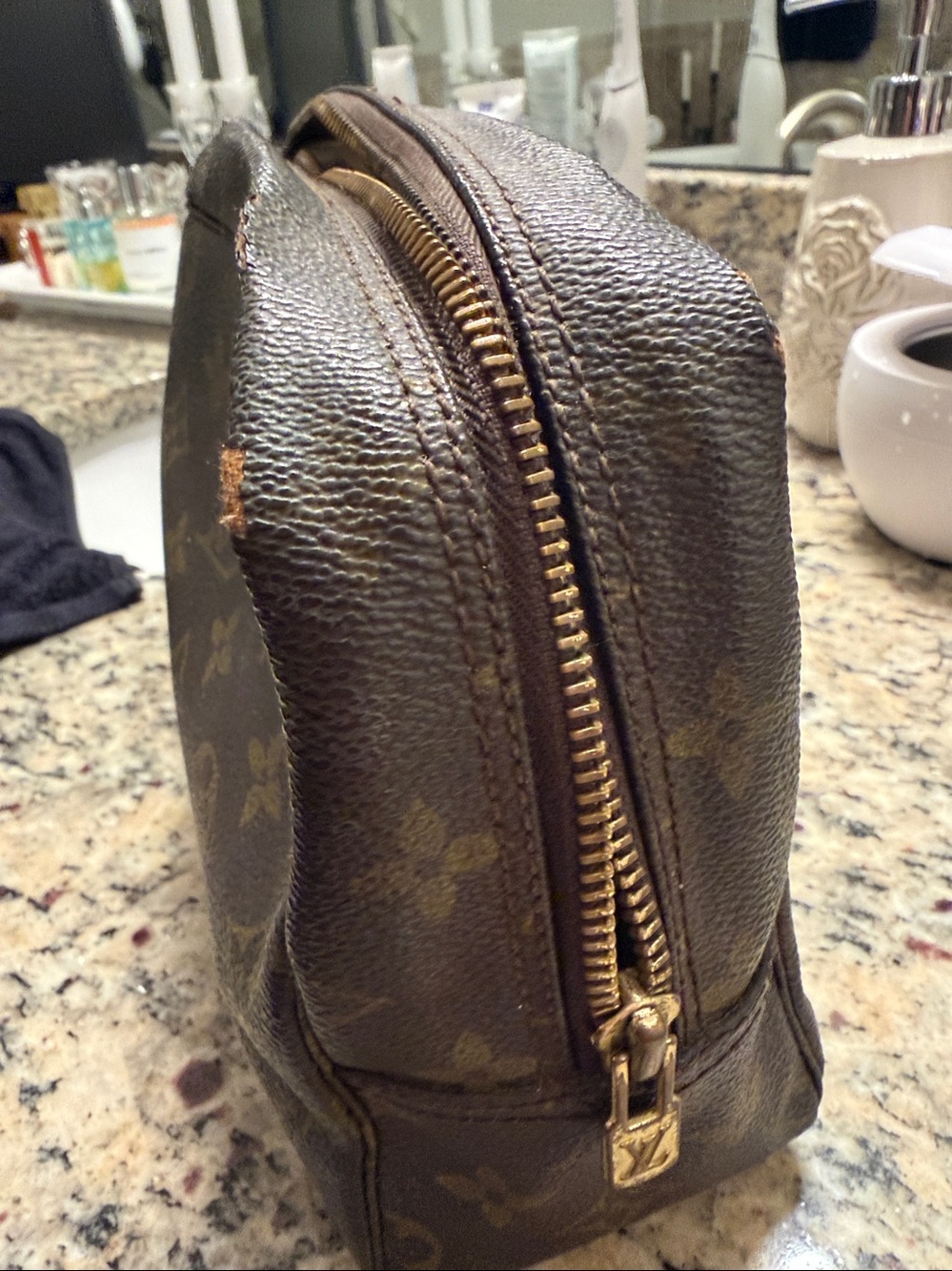 Louis Vuitton Monogram Canvas Toiletry Pouch - Brown - Picture 7 of 9